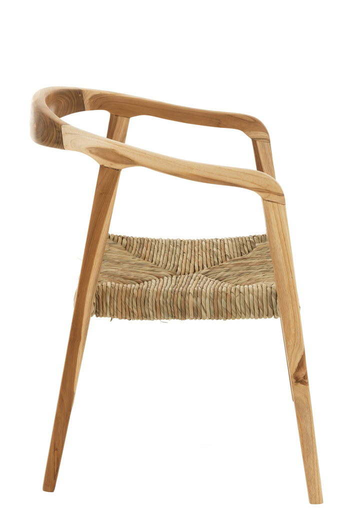 Chair Ana Teak Wood Brown - Majorr