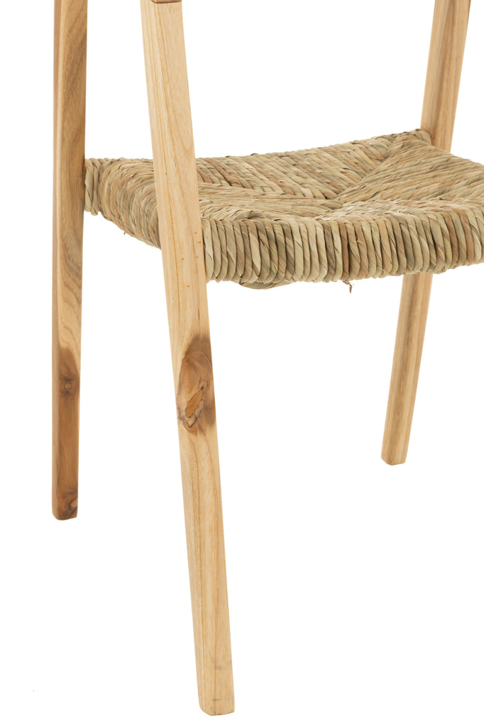 Chair Ana Teak Wood Brown - Majorr