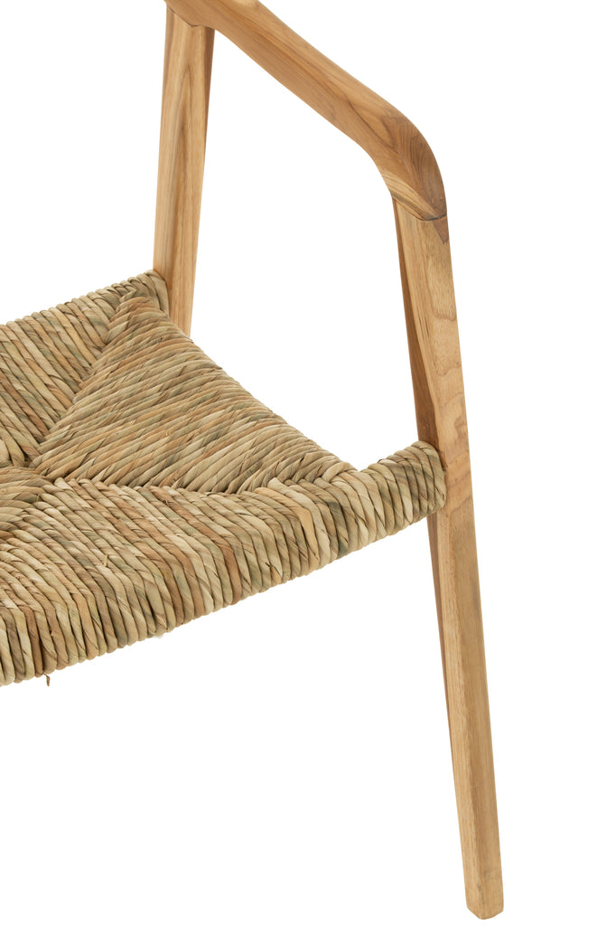 Chair Ana Teak Wood Brown - Majorr