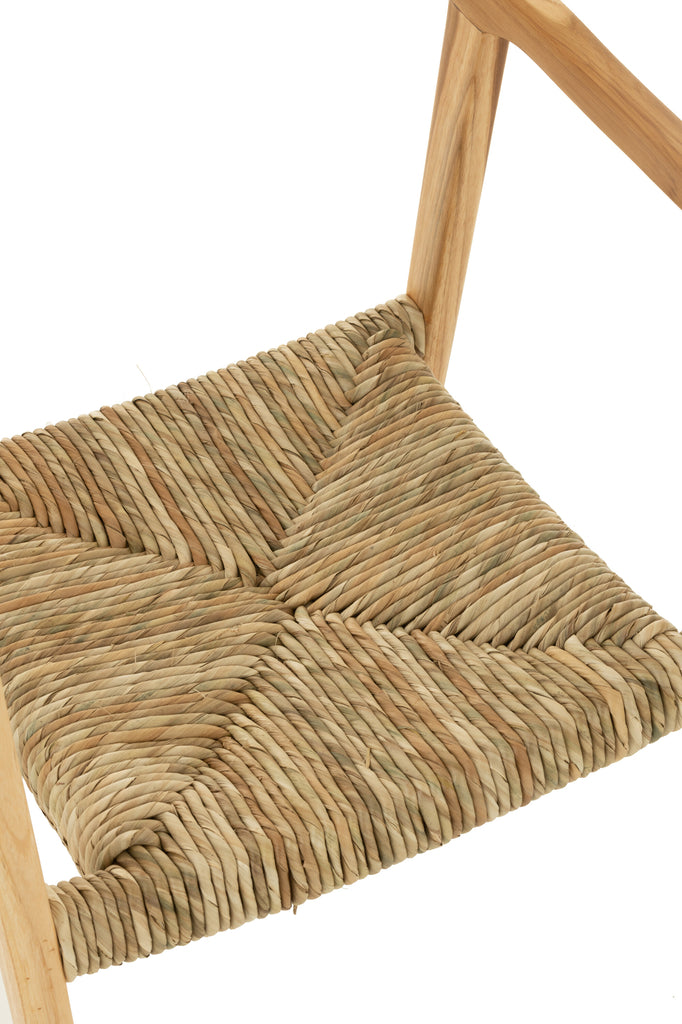 Chair Ana Teak Wood Brown - Majorr