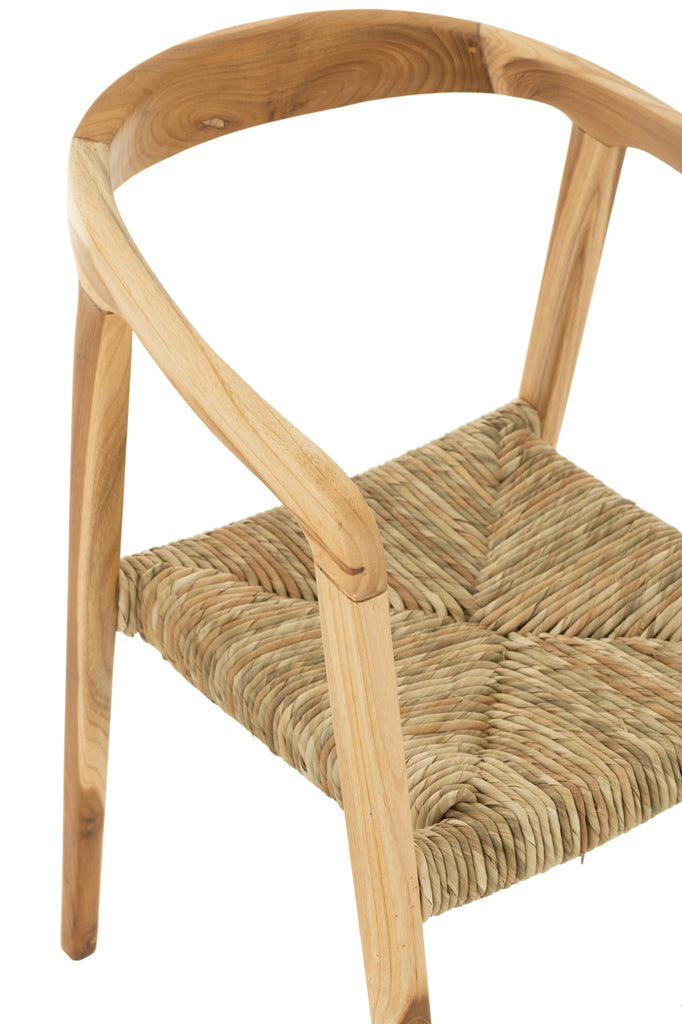 Chair Ana Teak Wood Brown - Majorr