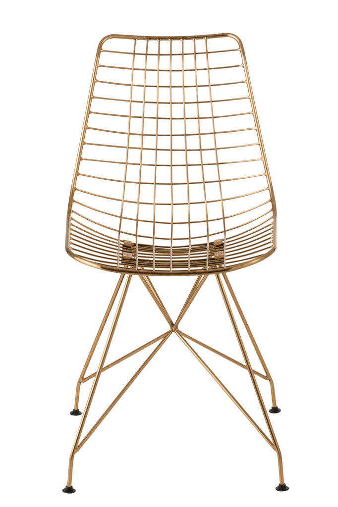 Chair Charlotte Metal Gold - Majorr