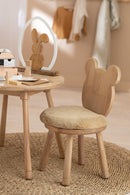 Chair Child Bear Wood Natural - Majorr