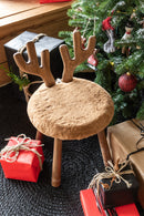 Chair Ear Deer Wood Natural - Majorr