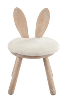 Chair Ear Rabbit Wood Natural - Majorr