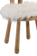 Chair Ears Sheep Wood Natural - Majorr
