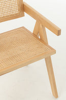 Chair Grid Ash Wood/Rattan Natural - Majorr