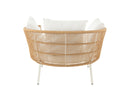 Chair Joa Steel/Rattan White - Majorr