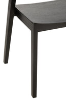 Chair Laga Oak Wood/Plywood Black - Majorr