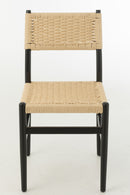 Chair Lap Beech Wood/Rope Black - Majorr