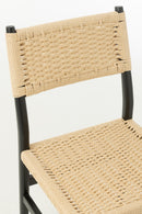 Chair Lap Beech Wood/Rope Black - Majorr