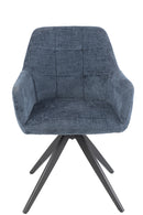 Chair Louna Iron/Acrylic Blue - Majorr