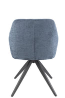 Chair Louna Iron/Acrylic Blue - Majorr