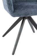 Chair Louna Iron/Acrylic Blue - Majorr