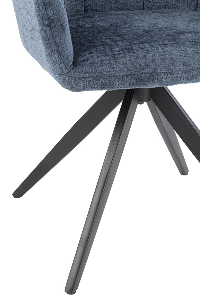 Chair Louna Iron/Acrylic Blue