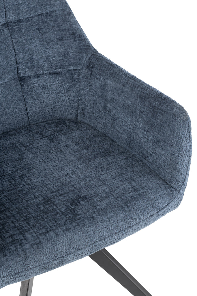 Chair Louna Iron/Acrylic Blue