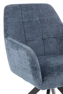 Chair Louna Iron/Acrylic Blue - Majorr