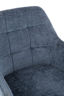 Chair Louna Iron/Acrylic Blue - Majorr