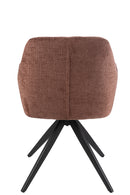 Chair Louna Iron/Acrylic Brown - Majorr