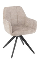 Chair Louna Iron/Acrylic Dark Grey - Majorr