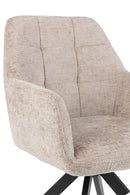 Chair Louna Iron/Acrylic Dark Grey - Majorr