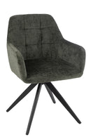Chair Louna Iron/Acrylic Green - Majorr