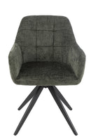 Chair Louna Iron/Acrylic Green - Majorr