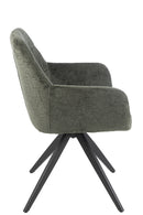 Chair Louna Iron/Acrylic Green - Majorr