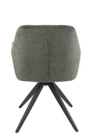 Chair Louna Iron/Acrylic Green - Majorr