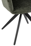 Chair Louna Iron/Acrylic Green - Majorr
