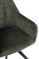 Chair Louna Iron/Acrylic Green - Majorr