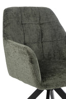 Chair Louna Iron/Acrylic Green - Majorr