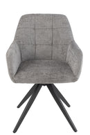 Chair Louna Iron/Acrylic Grey - Majorr
