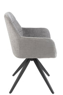 Chair Louna Iron/Acrylic Grey - Majorr