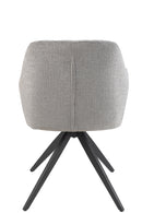 Chair Louna Iron/Acrylic Grey - Majorr