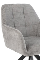 Chair Louna Iron/Acrylic Grey - Majorr