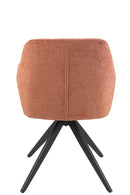 Chair Louna Iron/Acrylic Peach - Majorr