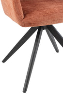 Chair Louna Iron/Acrylic Peach - Majorr