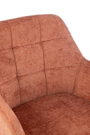 Chair Louna Iron/Acrylic Peach - Majorr