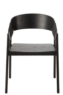 Chair Naga Ashwood/Rope Black - Majorr