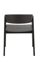 Chair Naga Ashwood/Rope Black - Majorr