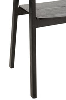 Chair Naga Ashwood/Rope Black - Majorr