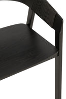 Chair Naga Ashwood/Rope Black - Majorr