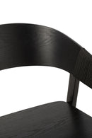 Chair Naga Ashwood/Rope Black - Majorr