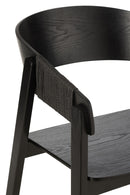 Chair Naga Ashwood/Rope Black - Majorr