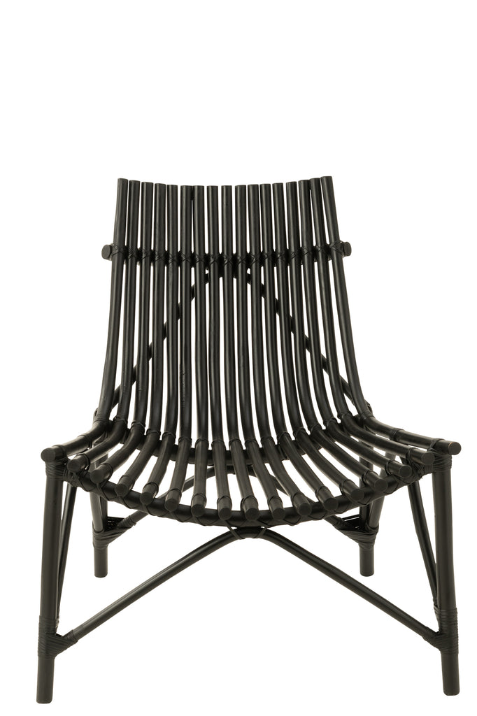 Chair Rattan Black - Majorr