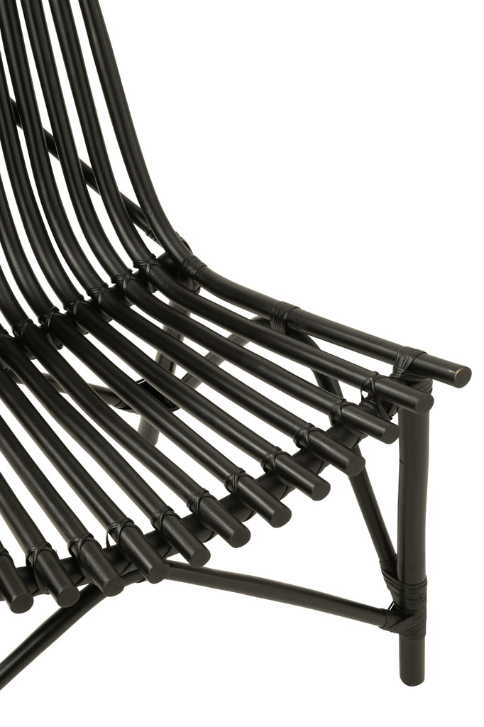 Chair Rattan Black - Majorr