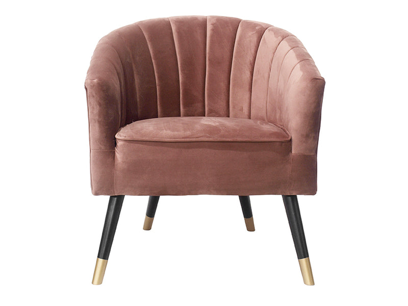 Chair Royal velvet mauve pink