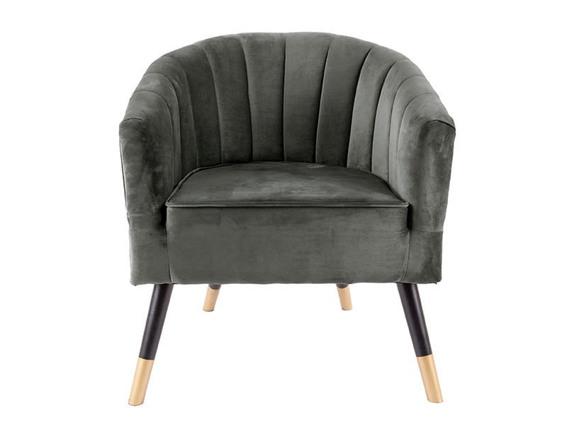 Stoel Royal - Velvet Taupe Groen - 70x71x80cm - Majorr