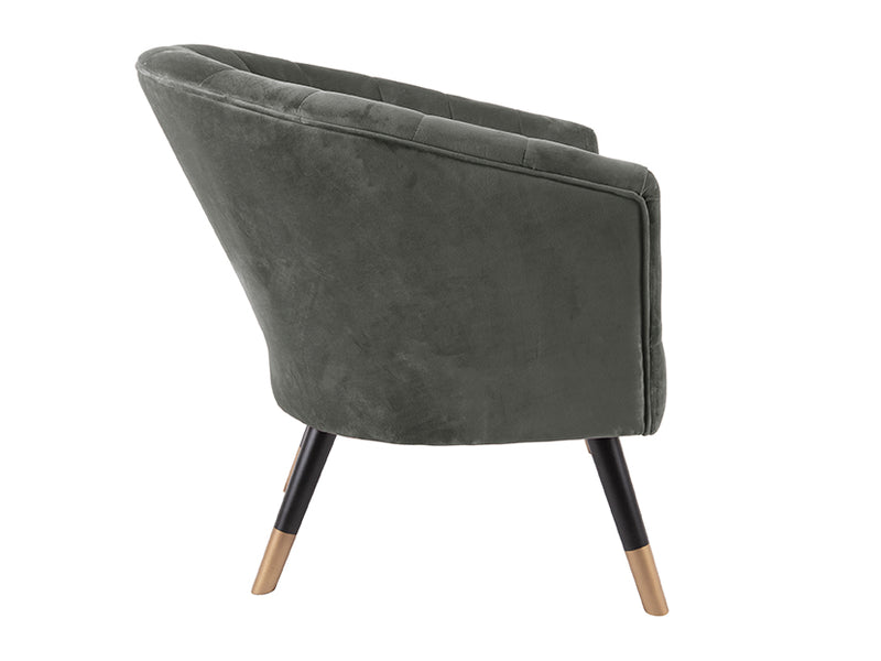 Stoel Royal - Velvet Taupe Groen - 70x71x80cm - Majorr